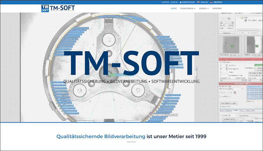 Screenshot tm-soft.de